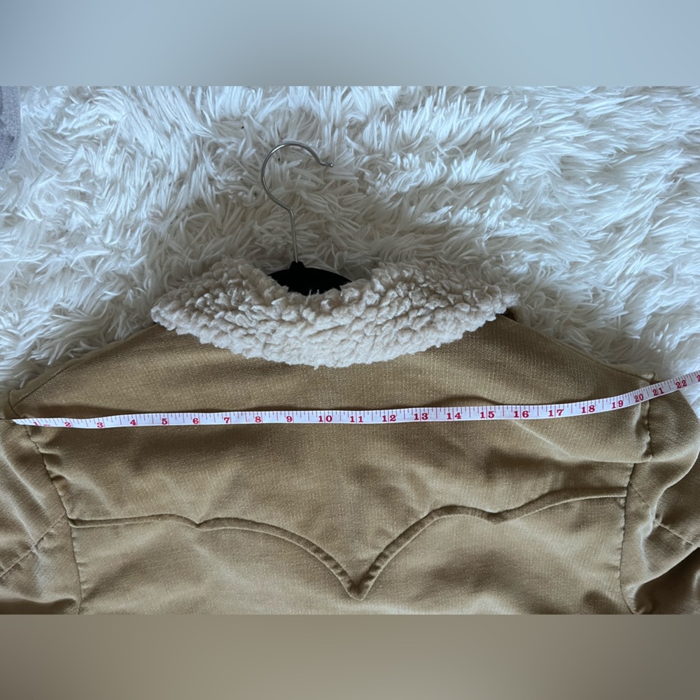 RARE Lee Storm Rider Vintage 1970s Full Length Sherpa Corduroy Rancher Coat - Picture 10 of 15